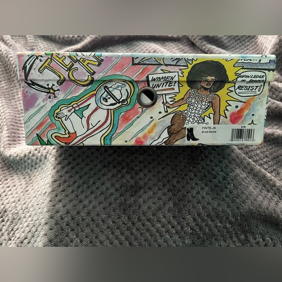 Jeffrey Campbell denim bootie. Worn one time, in box. - Picture 3 of 7